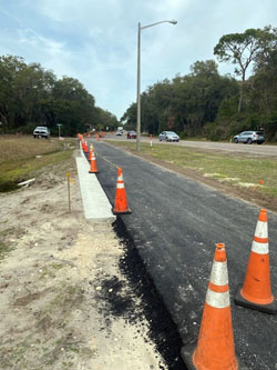 paving new AI Parkway Trail