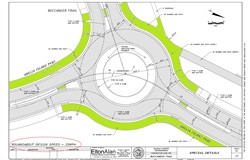 map of new roundabout at AIP and Buccaneer